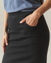 Women's Midweight Fleece Skirt - Black
